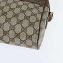 GUCCI GG Supreme Web Sherry Line Bag PVC Beige Gold 40 02 088 Auth 147770-11