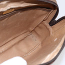 GUCCI GG Plus Supreme Clutch Bag PVC Beige Gold Auth 147771-16