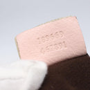 GUCCI GG Canvas Sherry Line Tote Bag Beige Pink Light blue 189669 Auth 147773-12