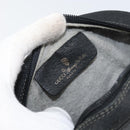 GUCCI GG Supreme Shoulder Bag PVC Black Gold 116 02 607 Auth 147775-16