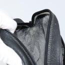 GUCCI GG Supreme Shoulder Bag PVC Black Gold 116 02 607 Auth 147775-18