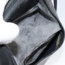 GUCCI GG Supreme Shoulder Bag PVC Black Gold 116 02 607 Auth 147775-22