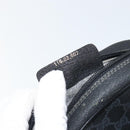 GUCCI GG Supreme Shoulder Bag PVC Black Gold 116 02 607 Auth 147775-23