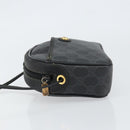 GUCCI GG Supreme Shoulder Bag PVC Black Gold 116 02 607 Auth 147775-5