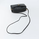 GUCCI GG Supreme Shoulder Bag PVC Black Gold 116 02 607 Auth 147775-7