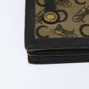 CELINE C Sulky Hand Bag Canvas Leather Brown Gold Auth 147776-12