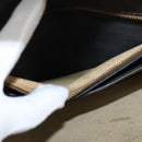 CELINE C Sulky Hand Bag Canvas Leather Brown Gold Auth 147776-19