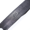 CELINE Shoulder Bag Leather Dark Brown Gold Auth 147777-12