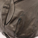 PRADA Shoulder Bag Leather Silver Auth 147780-11