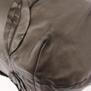 PRADA Shoulder Bag Leather Silver Auth 147780-13