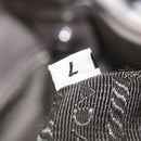 PRADA Shoulder Bag Leather Silver Auth 147780-22