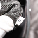 PRADA Shoulder Bag Leather Silver Auth 147780-23