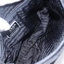 PRADA Shoulder Bag Nylon plastic Black Silver Auth 147781-10