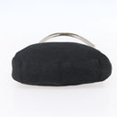 PRADA Shoulder Bag Nylon plastic Black Silver Auth 147781-5