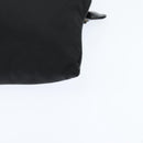 PRADA Shoulder Bag Nylon Black Gold Auth 147782-14