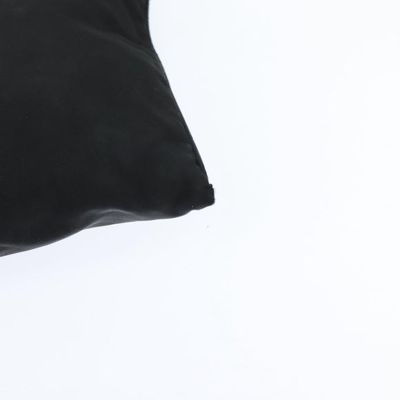 PRADA Shoulder Bag Nylon Black Gold Auth 147782