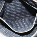 PRADA Shoulder Bag Nylon Black Gold Auth 147782-21
