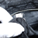 PRADA Shoulder Bag Nylon Black Gold Auth 147782-12