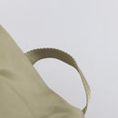 PRADA Backpack Nylon Beige Silver Auth 147783-8