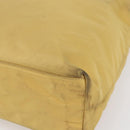 PRADA Tote Bag Nylon Yellow Silver Auth 147784-14