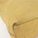 PRADA Tote Bag Nylon Yellow Silver Auth 147784-15