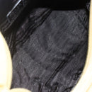 PRADA Tote Bag Nylon Yellow Silver Auth 147784-11