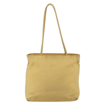 PRADA Tote Bag Nylon Yellow Silver Auth 147784 - 0