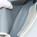 Christian Dior Honeycomb Canvas Chain Shoulder Bag PVC White Gold Auth 147788-18