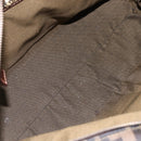 FENDI Zucca Canvas Mamma Baguette Hand Bag Black Brown Silver Auth 147791-11