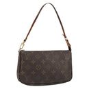 LOUIS VUITTON Monogram Pochette Accessoires Pouch M51980 LV Auth 147796-1