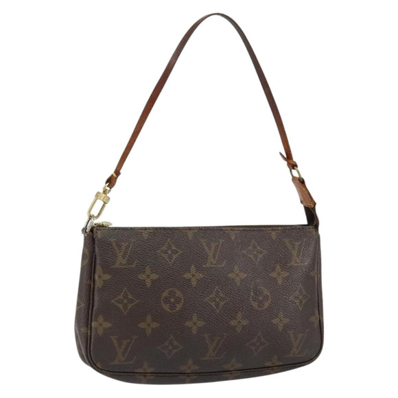 LOUIS VUITTON Monogram Pochette Accessoires Pouch M51980 LV Auth 147796