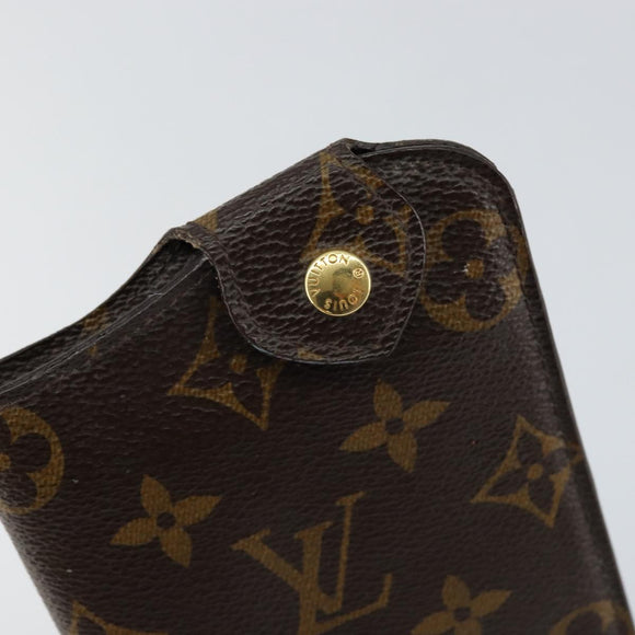 LOUIS VUITTON Monogram Etui Lunette MM Glasses Case M66544 LV Auth 147798