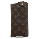 LOUIS VUITTON Monogram Etui Lunette MM Glasses Case M66544 LV Auth 147798-2