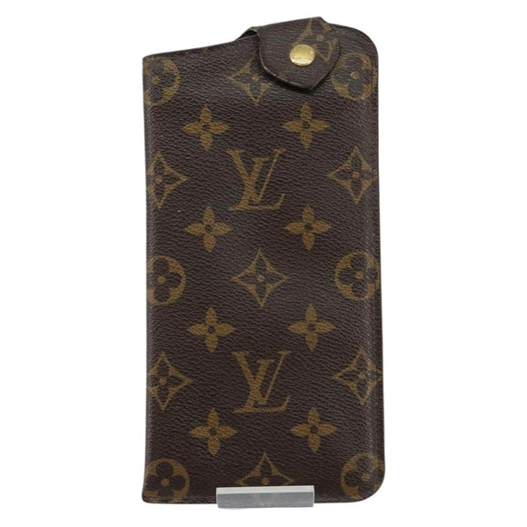 LOUIS VUITTON Monogram Etui Lunette MM Glasses Case M66544 LV Auth 147798