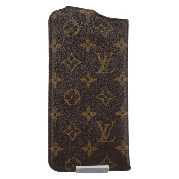 LOUIS VUITTON Monogram Etui Lunette MM Glasses Case M66544 LV Auth 147798