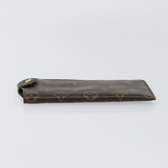 LOUIS VUITTON Monogram Etui Lunette MM Glasses Case M66544 LV Auth 147798