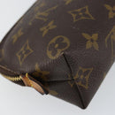 LOUIS VUITTON Monogram Pochette Cosmetic PM Pouch M43998 LV Auth 147800-16