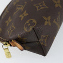 LOUIS VUITTON Monogram Pochette Cosmetic PM Pouch M43998 LV Auth 147800-14
