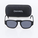 CHANEL Sunglasses plastic Black CC Auth 147805-11