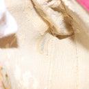 CHANEL Matelasse Chain Shoulder Bag Suede Pink Gold CC Auth 147807-12