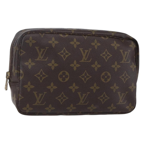 LOUIS VUITTON Monogram Trousse Toilette 23 Clutch Bag M47524 LV Auth 147824