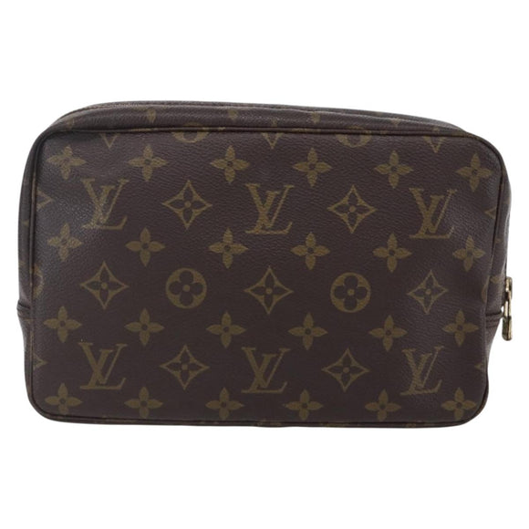 LOUIS VUITTON Monogram Trousse Toilette 23 Clutch Bag M47524 LV Auth 147824