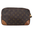 LOUIS VUITTON Monogram Marly Dragonne GM Clutch Bag M51825 LV Auth 147827-2