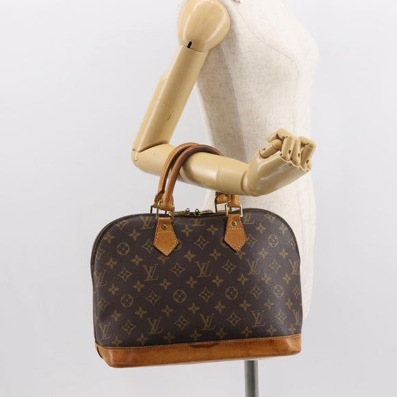 LOUIS VUITTON Monogram Alma Hand Bag M51130 LV Auth 147832