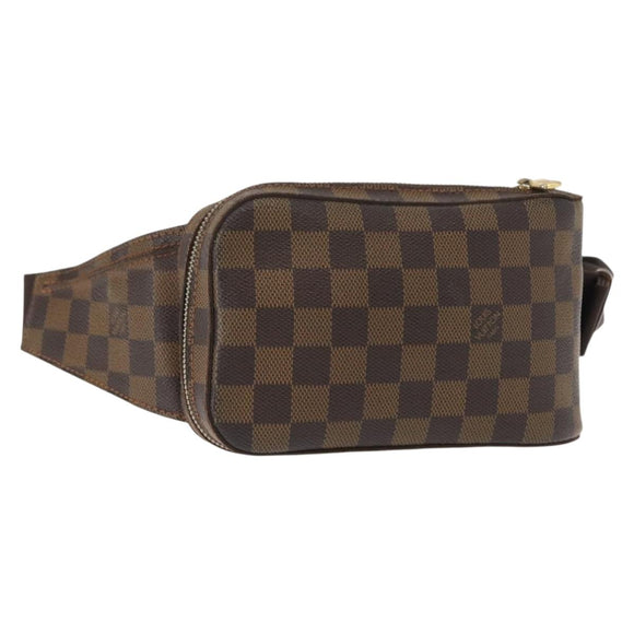 LOUIS VUITTON Damier Ebene Geronimos Shoulder Bag N51994 LV Auth 147833