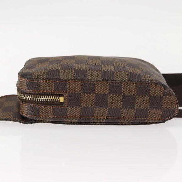 LOUIS VUITTON Damier Ebene Geronimos Shoulder Bag N51994 LV Auth 147833