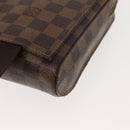 LOUIS VUITTON Damier Ebene Geronimos Shoulder Bag N51994 LV Auth 147833-13