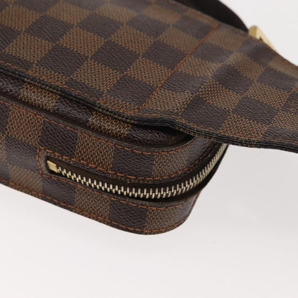 LOUIS VUITTON Damier Ebene Geronimos Shoulder Bag N51994 LV Auth 147833