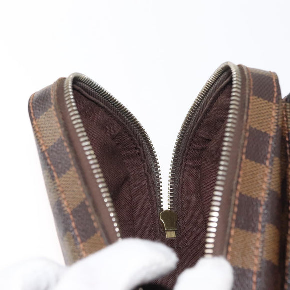 LOUIS VUITTON Damier Ebene Geronimos Shoulder Bag N51994 LV Auth 147833