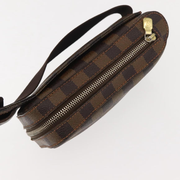 LOUIS VUITTON Damier Ebene Geronimos Shoulder Bag N51994 LV Auth 147833